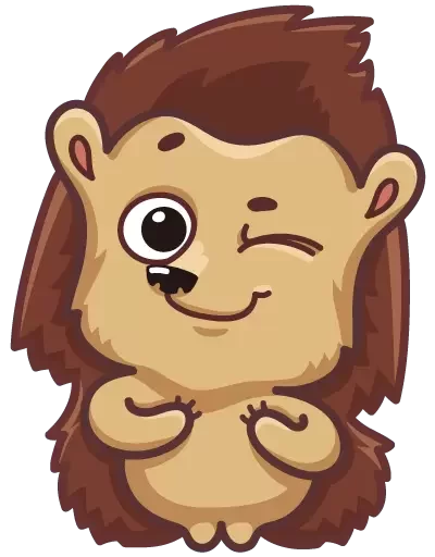 Ёжик Шуня - clipart