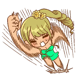 Стикер 2000's gyaru  ♡  @ririmoji
  by Bisuko Ezaki (line) - 7