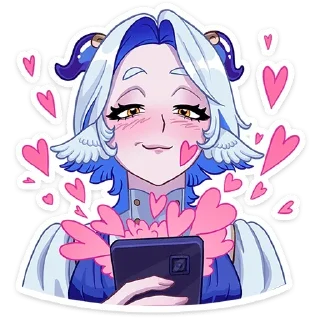 Sticker Гелия @Nyasticks - 10