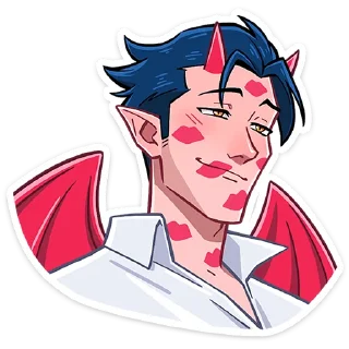 Стикер Адская парочка без надписей @TgSticker - 4