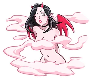 Стикер Адская парочка без надписей @TgSticker - 10