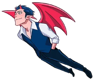 Стикер Адская парочка без надписей @TgSticker - 0