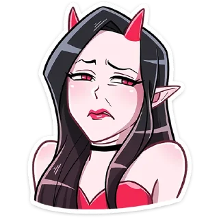 Стикер Адская парочка без надписей @TgSticker - 11