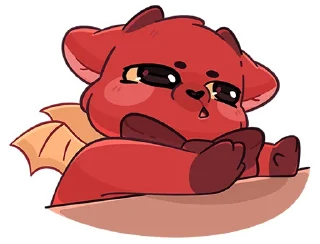 Sticker @TgSticker Адский Козлёныш без текста - 4