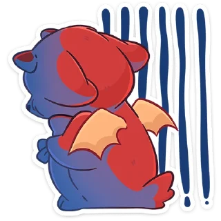 Sticker @TgSticker Адский Козлёныш без текста - 10