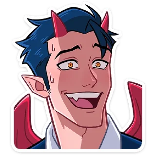 Стикер Адская парочка  @TgSticker - 1
