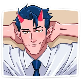 Стикер Адская парочка  @TgSticker - 2