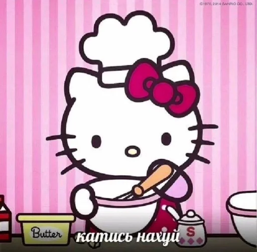 Стикер Hello kitty by @fStikBot - 6