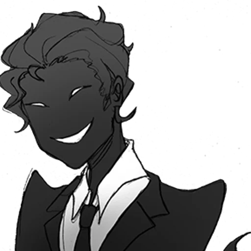 аниме эскиз иллюстрация