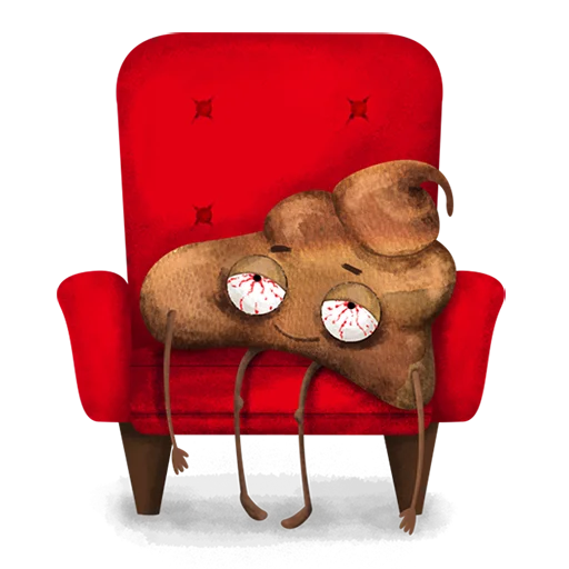furniture chair cartoon