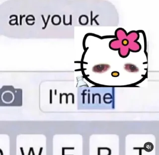 Стикер ♡︎;; 𝗵𝗲𝗹𝗹𝗼 𝗸𝗶𝘁𝘁𝘆 - 9