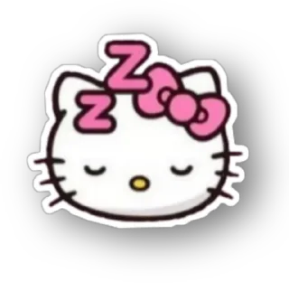 Стикер ♡︎;; 𝗵𝗲𝗹𝗹𝗼 𝗸𝗶𝘁𝘁𝘆 - 5