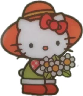 Стикер ♡︎;; 𝗵𝗲𝗹𝗹𝗼 𝗸𝗶𝘁𝘁𝘆 - 1