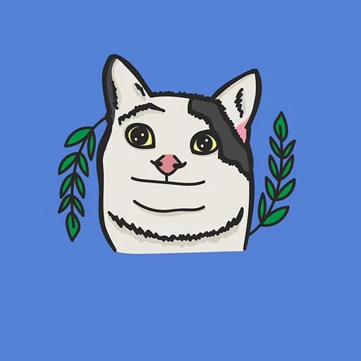 кошка рисование клипарт