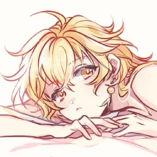 Стикер итэр любит альбедо - 11