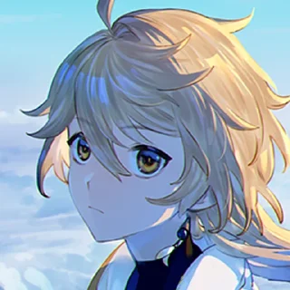 Стикер итэр любит альбедо - 3