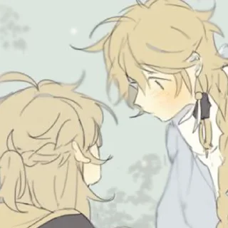 Стикер итэр любит альбедо - 2