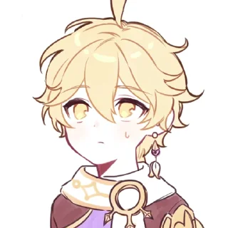 Стикер итэр любит альбедо - 9