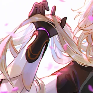 Стикер итэр любит альбедо - 1