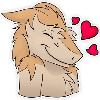 Стикер Heny the Sergal - @Henyckma - 10