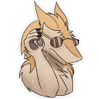 Стикер Heny the Sergal - @Henyckma - 4