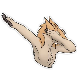 Стикер Heny the Sergal - @Henyckma - 1