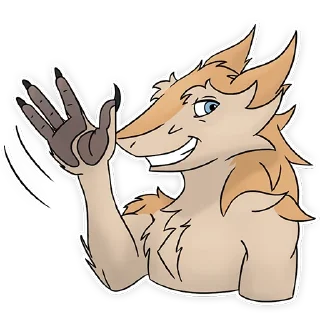 Стикер Heny the Sergal - @Henyckma - 5