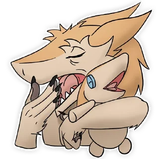 Стикер Heny the Sergal - @Henyckma - 3