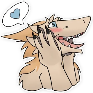 Стикер Heny the Sergal - @Henyckma - 0