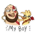 Стикер Герои мышки и клавы :: @stickroom - 0