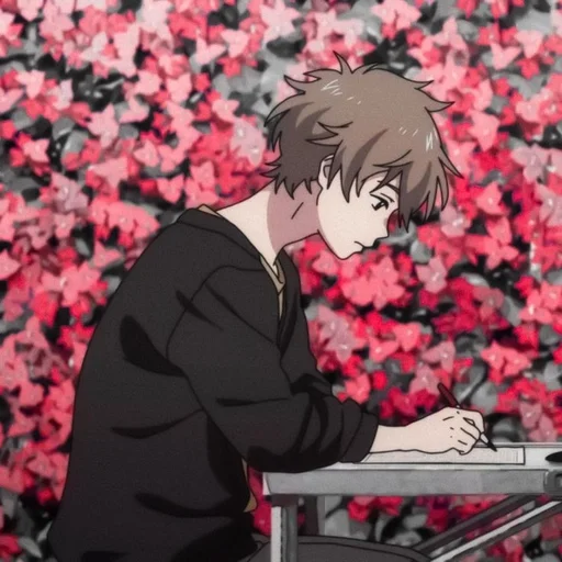 аниме мультфильм цветок