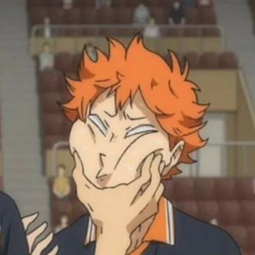 cartoon human face anime