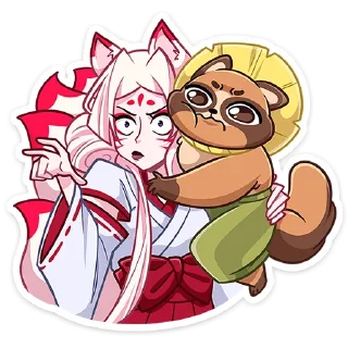 Sticker Старшая жрица Кумико @TgSticker - 5