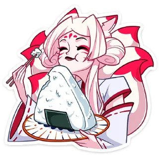 Sticker Старшая жрица Кумико @TgSticker - 6