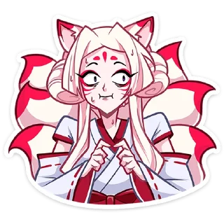 Sticker Старшая жрица Кумико @TgSticker - 10