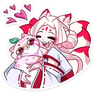 Sticker Ст. жрица Кумико @Nyasticks - 1