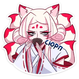 Sticker Ст. жрица Кумико @Nyasticks - 6