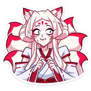 Sticker Ст. жрица Кумико @Nyasticks - 7