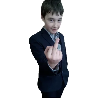 Стикер дэбільчики - 9