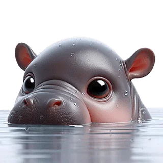 animal figure hippopotamus hippo