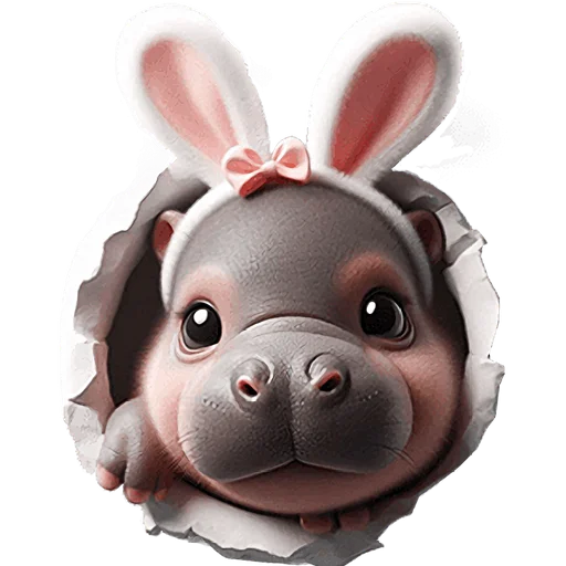 Бегемотик кролик @Nyasticks - 