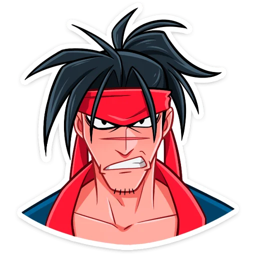 Sticker Самурай Хиро :: @stickroom - 10