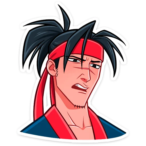 Sticker Самурай Хиро :: @stickroom - 9