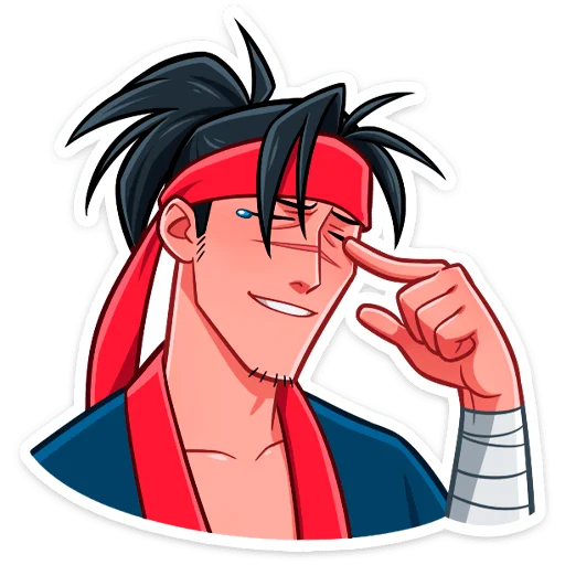 Sticker Самурай Хиро :: @stickroom - 7