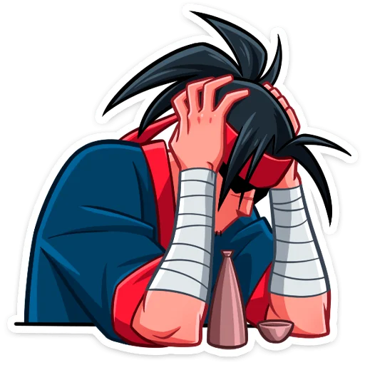 Sticker Самурай Хиро :: @stickroom - 4