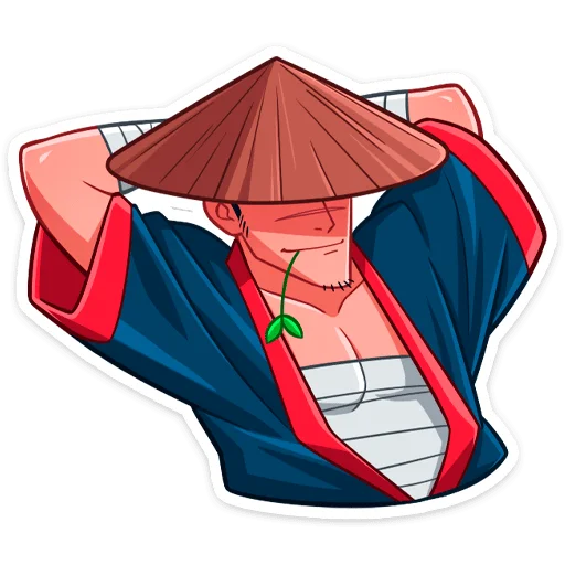 Sticker Самурай Хиро :: @stickroom - 0