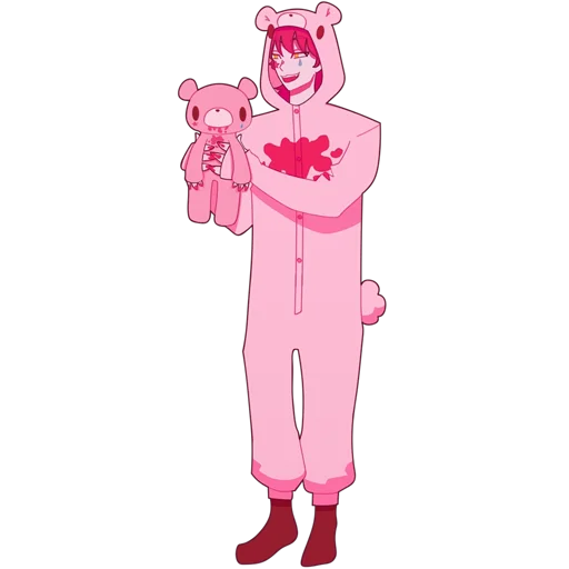 pink footwear sketch