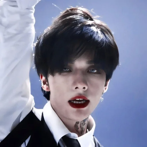 person human face lip