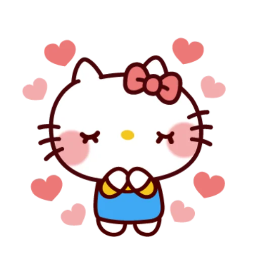 Стикер котички пусички - 11