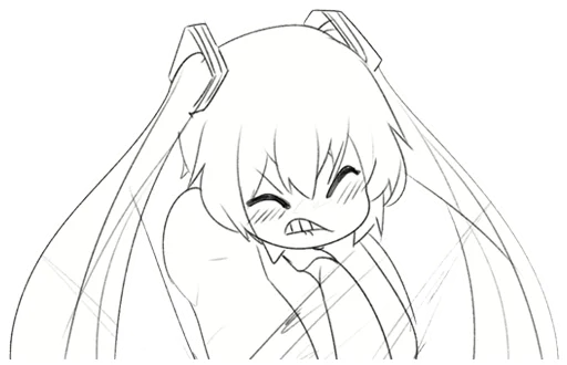 Sticker Hatsune Miku by @LawKraft - 4